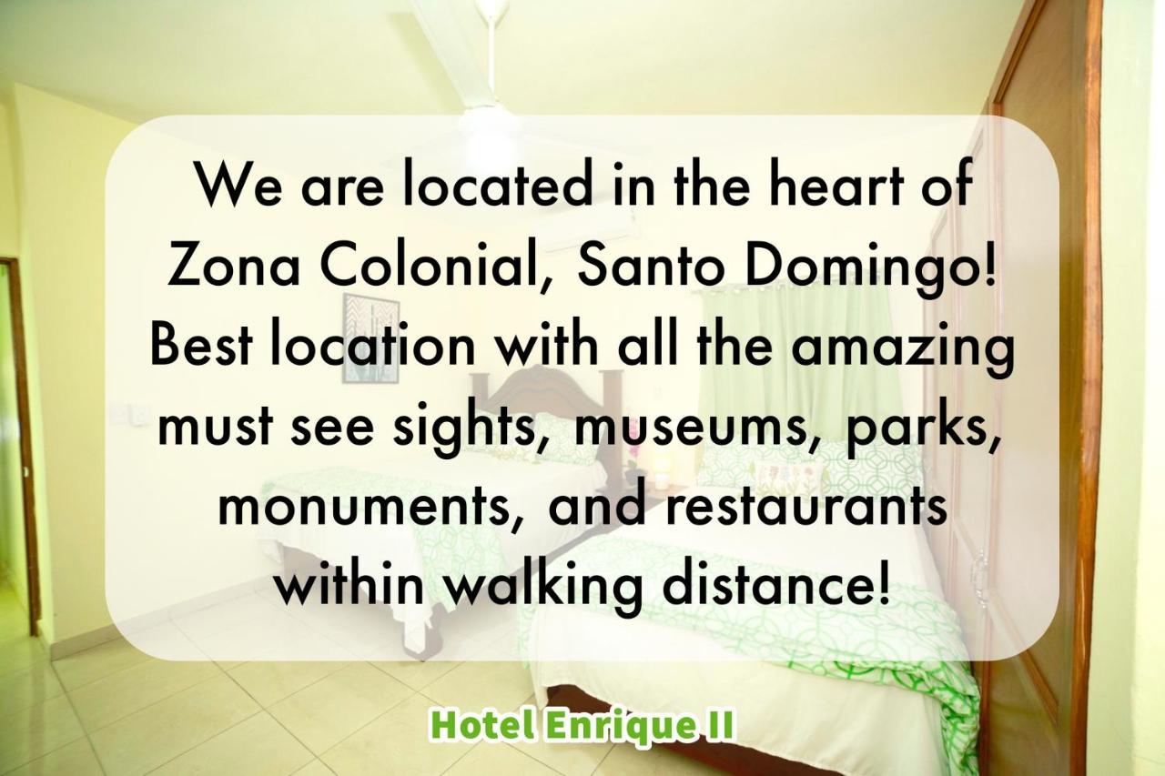 Hotel Enrique II Zona Colonial Vista Al Malecon ซานโตโดมิงโก ภายนอก รูปภาพ