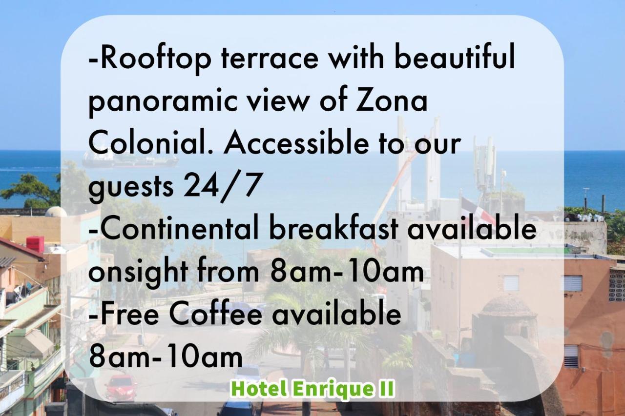 Hotel Enrique II Zona Colonial Vista Al Malecon ซานโตโดมิงโก ภายนอก รูปภาพ